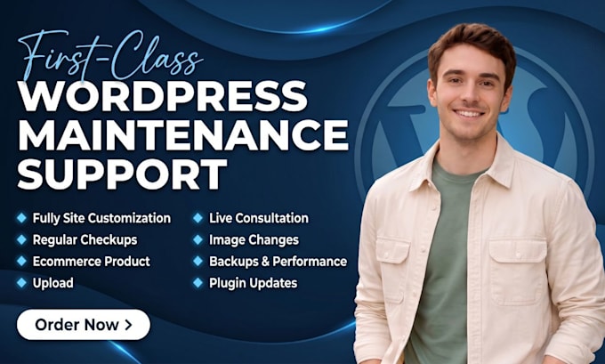 provide monthly wordpress website maintenance and support service