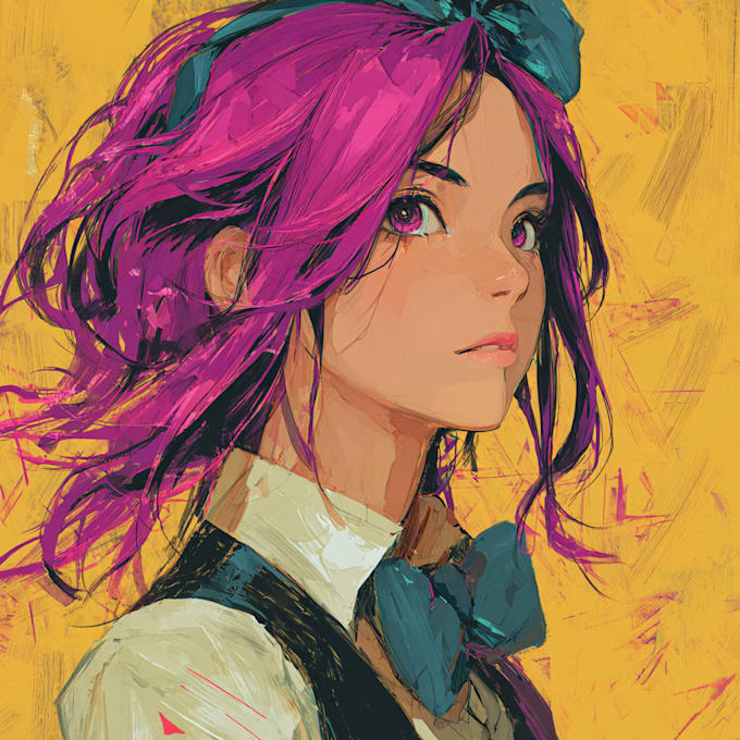 did anime character art