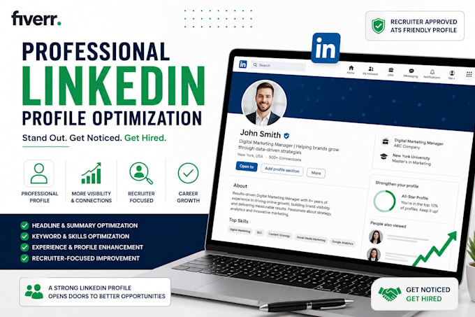 optimize and improve your linkedin profile professionally
