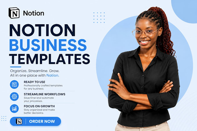 build a notion dashboard, notion template and notion consultation