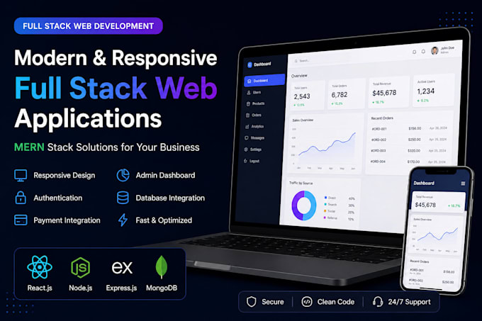 develop modern full stack web apps