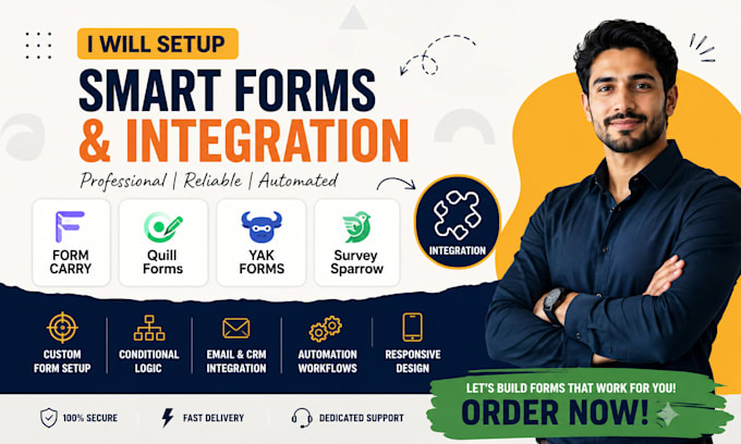 setup form carry quill forms yak forms survey sparrow integration
