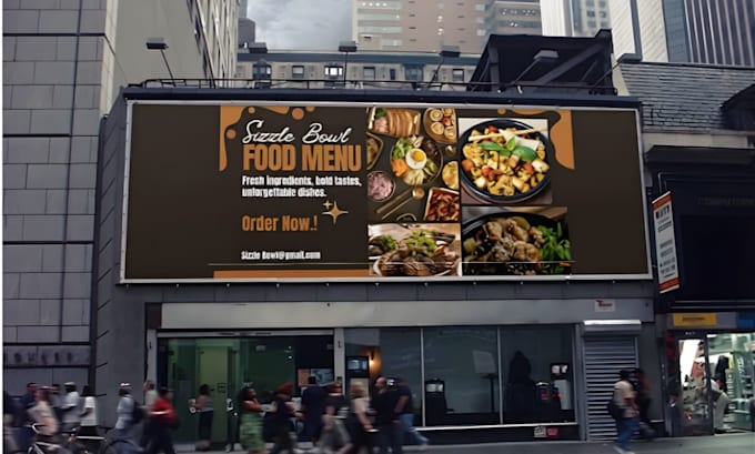 design digital menu board, restaurant tv menu, animated menu screen