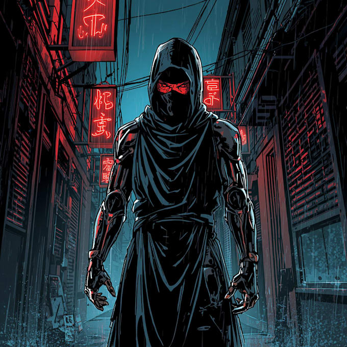 create comic book and custom illustration