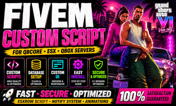 make custom fivem scripts for you