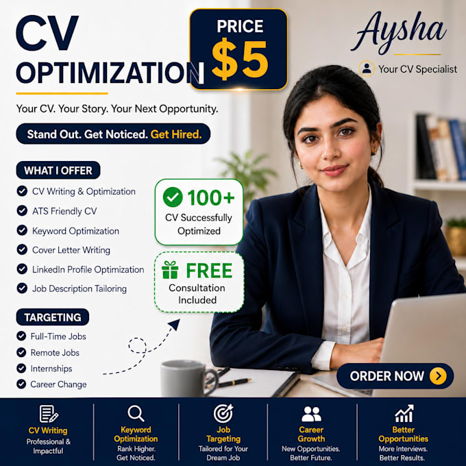 create professional ats friendly resume and CV design