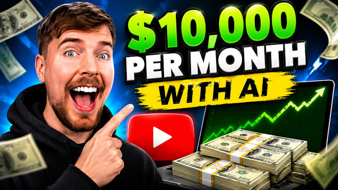 create viral youtube thumbnails in mrbeast style