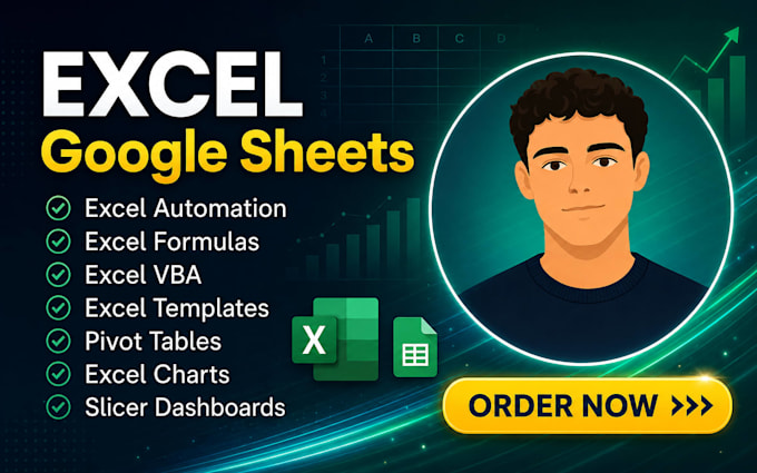 create excel dashboards and google sheets automation