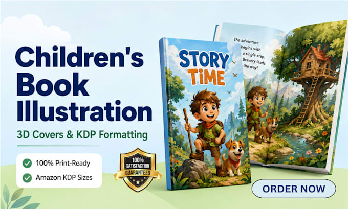 design child book illustration kids coloring book formatting children book cover