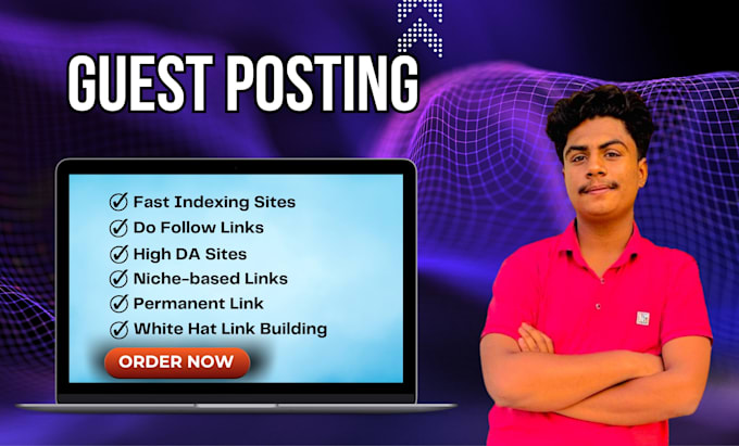 do SEO guest posting outreach with high da dofollow backlink