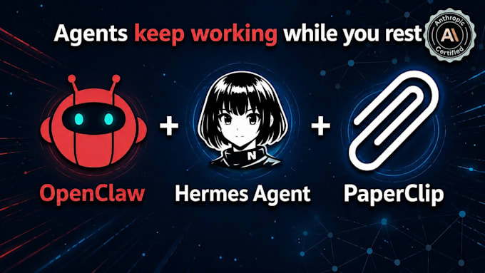 install openclaw setup, paperclip, hermes agent ai agent systems