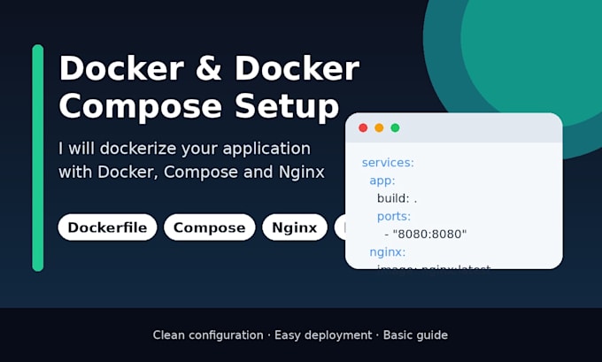 dockerize your app with docker and docker compose