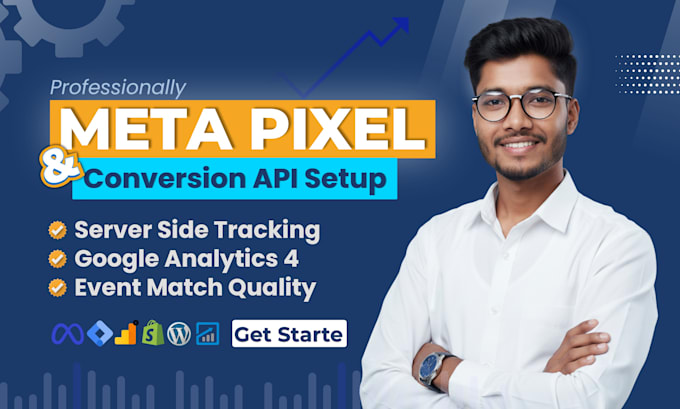 done fb, meta pixel and conversion API setup, server side tracking, GTM, ga4
