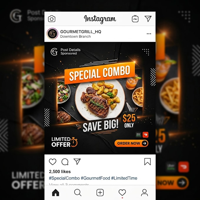 creative posts for instagram, facebook and tiktok
