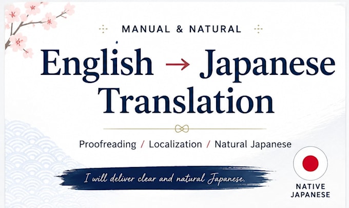proofread and localize your japanese naturally