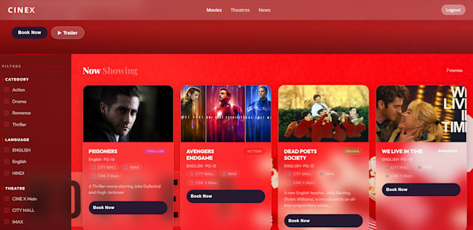 a modern, responsive website