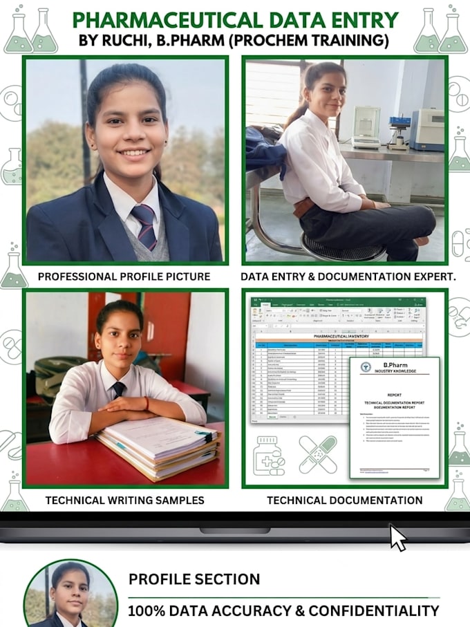 do professional pharmaceutical data entry and technical documentation