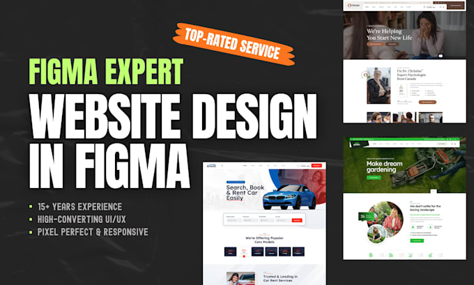 design a premium figma website for high conversions