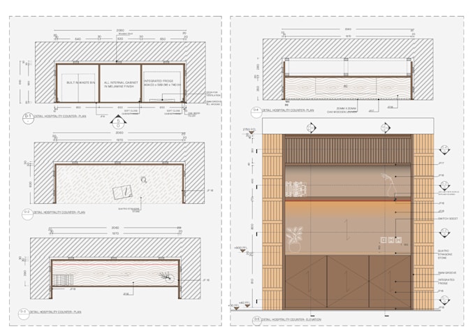 create millwork and interior shop drawings