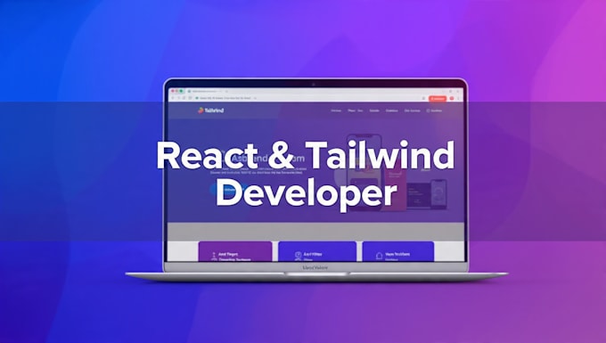 build a responsive react and tailwind website