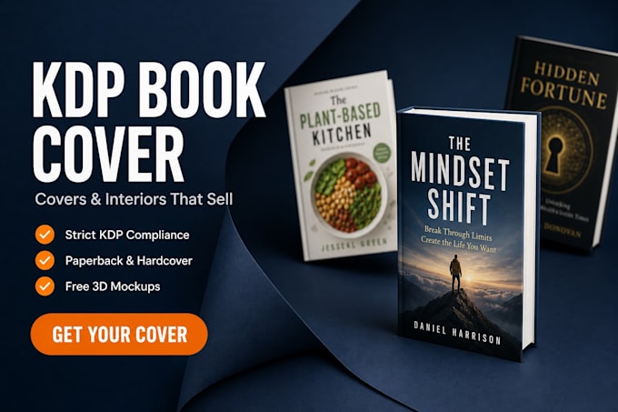 Design kindle kdp book cover and interior layout by Tobiasweberpro | Fiverr