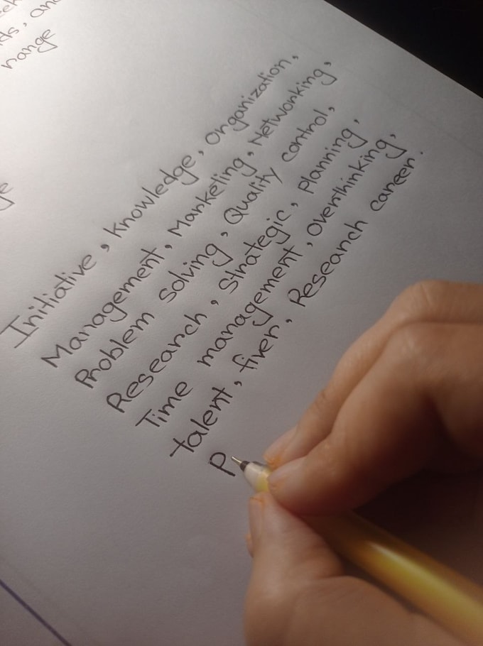 write anything with my beautiful handwriting