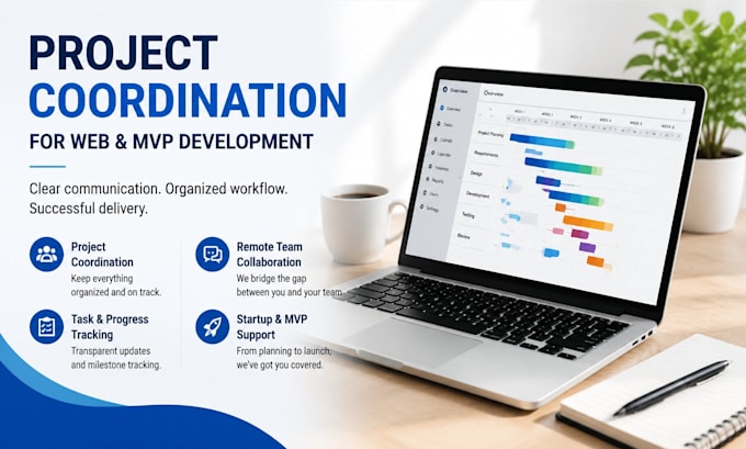 manage and coordinate your web or mvp development project