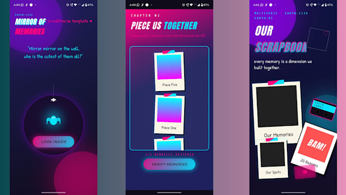 build an aesthetic flutter android app with modern UI
