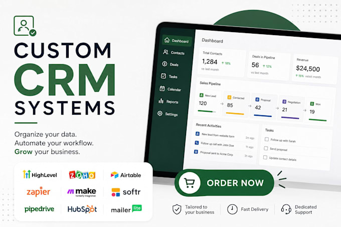 build a custom CRM system for your business