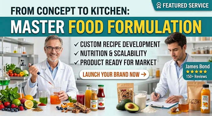 do professional food formulation and beverage recipe formulation