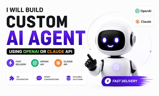 build a custom ai agent using openai or claude API