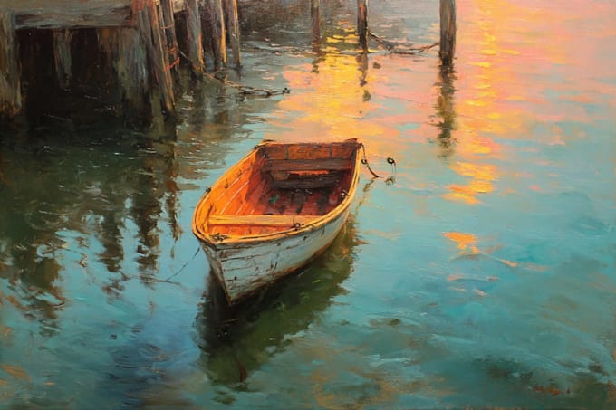 paint a real oil painting