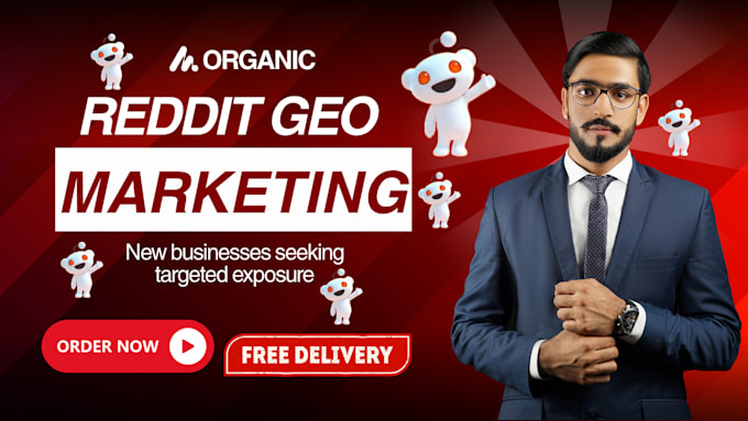 do organic reddit seo post for ai business website saas app link promotion