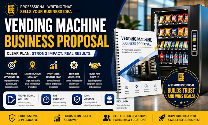 write vending machine business proposal