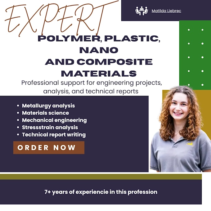 research and write articles on plastics and polymers