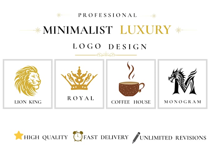 create a modern minimalist logo design for your business