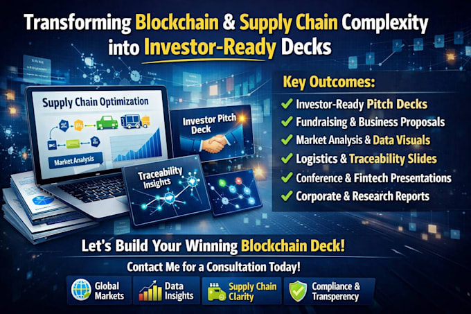 do supply chain transparency presentation design traceability system pitch deck