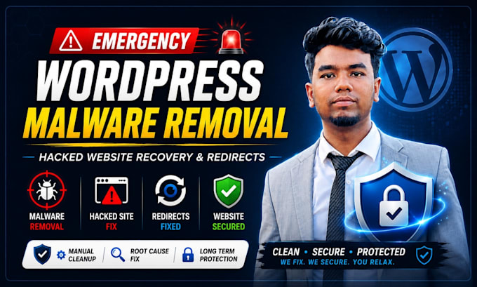 remove malware, viruses and recover hacked wordpress site