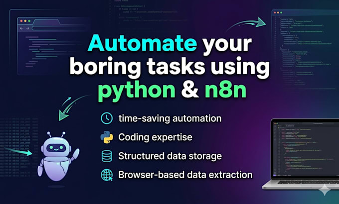 create website automation or scraping bot using python selenium