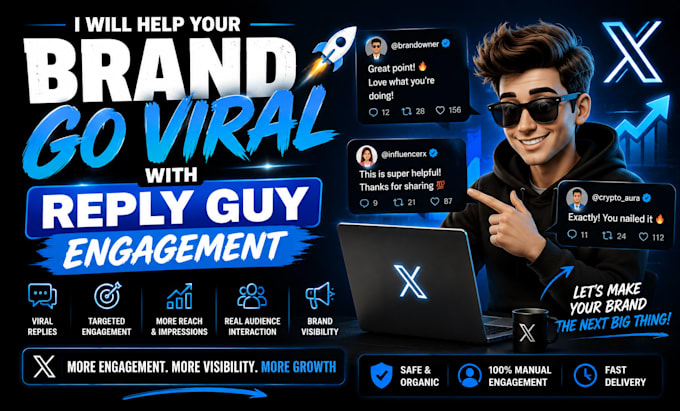 help your brand go viral with reply guy management