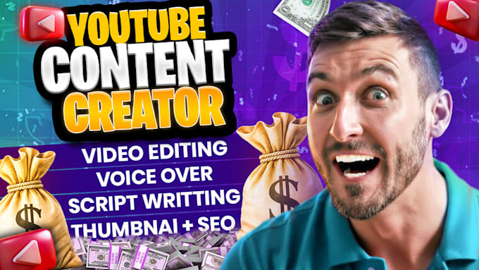 be your faceless youtube video editor and content creator