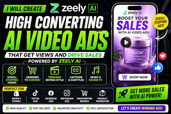 create high converting ai video ads using zeely ai and holo ai