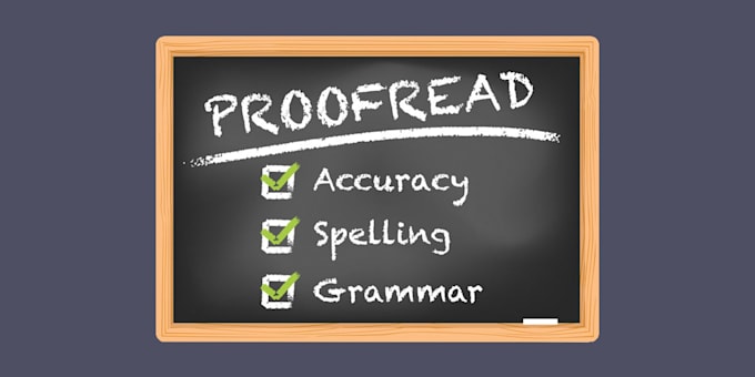 proofread and edit your documents professionally