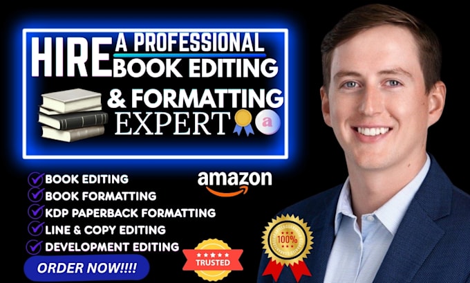 proofread, edit, format and publish your book to industry standards