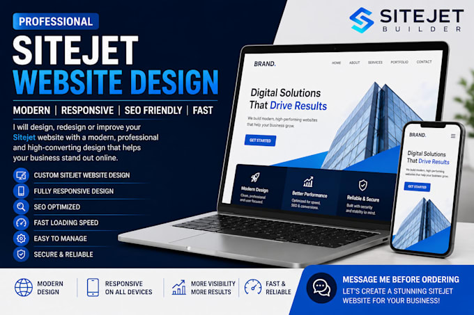design a sitejet redesign sitejet optimise sitejet
