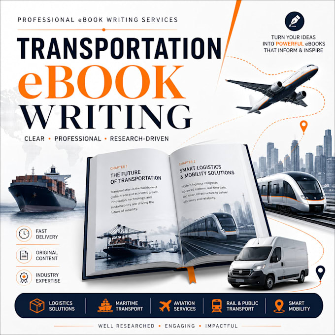 write your transportation ebook writer