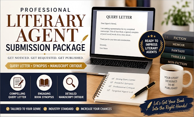 craft literary agent query letter and book synopsis