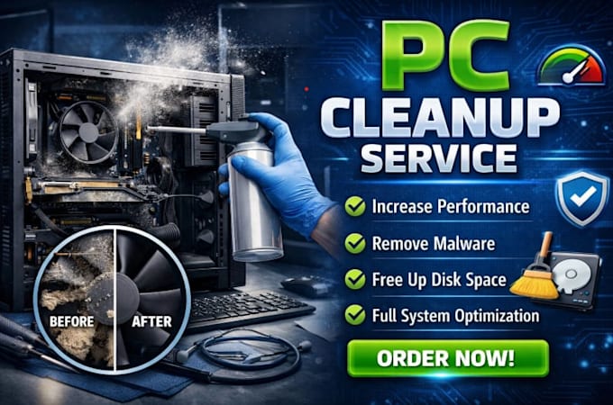 optimize, clean and speed up your windows PC remotely