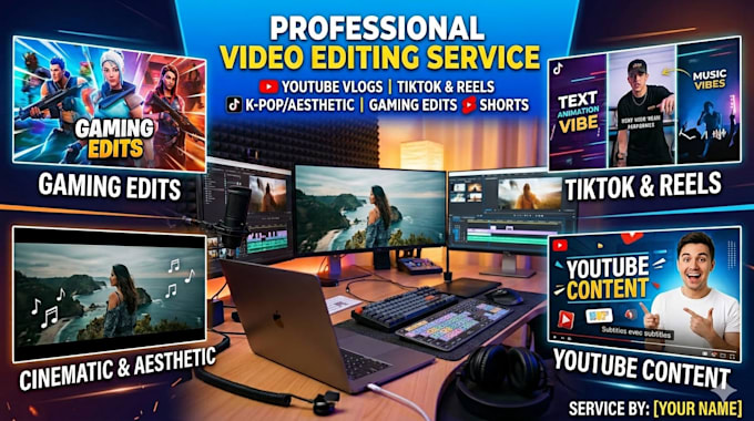 edit different type of videos