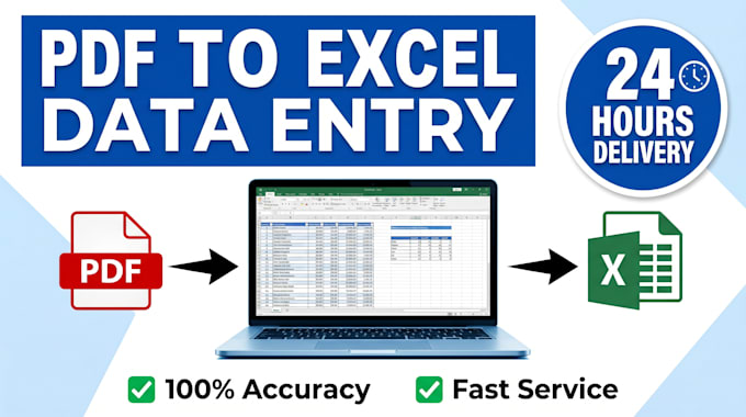 convert PDF to excel with  accuracy